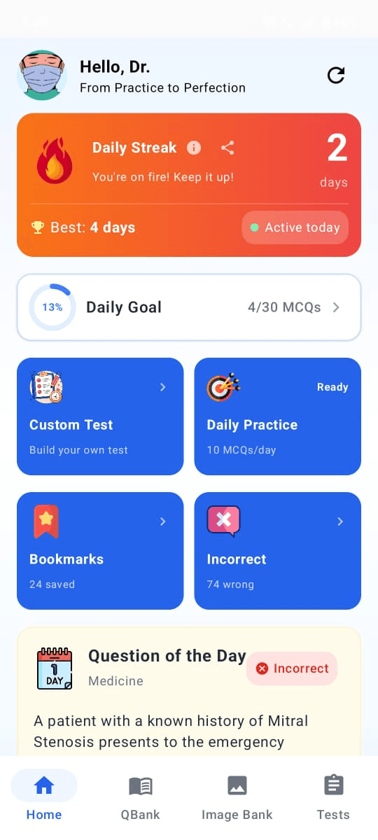 Kinase home dashboard